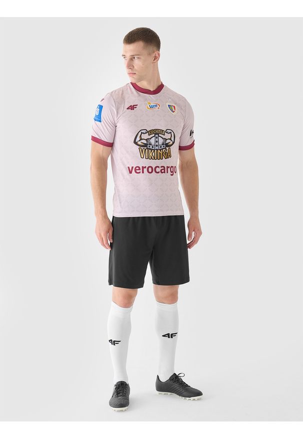 4f - 4F Koszulka klubowa wyjazdowa z sezonu 2024/25 męska 4F x Piast Gliwice - multikolor XL. Kolor: wielokolorowy. Materiał: dzianina, włókno, materiał. Sezon: lato. Styl: klasyczny