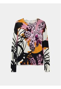 Desigual Sweter MONSIEUR CHRISTIAN LACROIX Orquidea 24SWJF30 Kolorowy Regular Fit. Materiał: wiskoza. Wzór: kolorowy