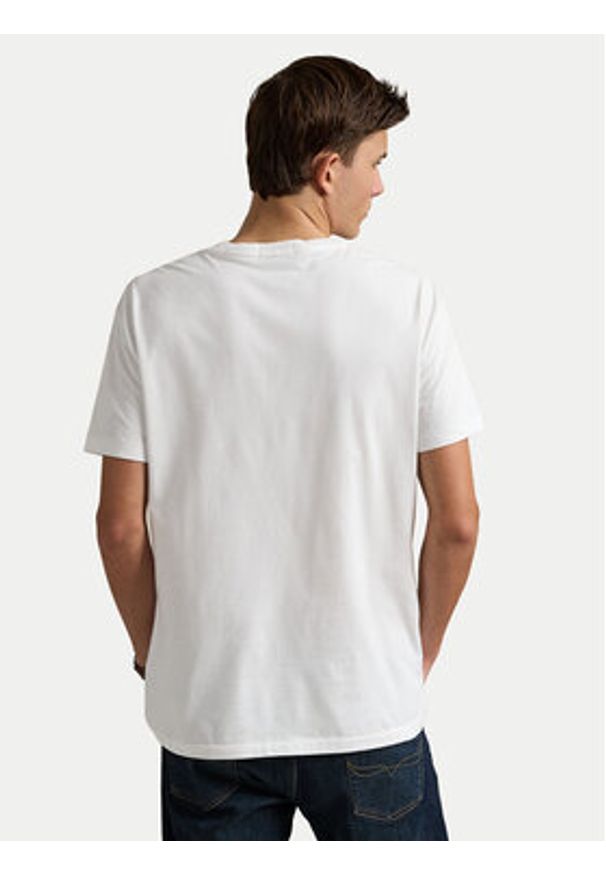Polo Ralph Lauren T-Shirt 710974584001 Biały Custom Slim Fit. Typ kołnierza: polo. Kolor: biały. Materiał: bawełna