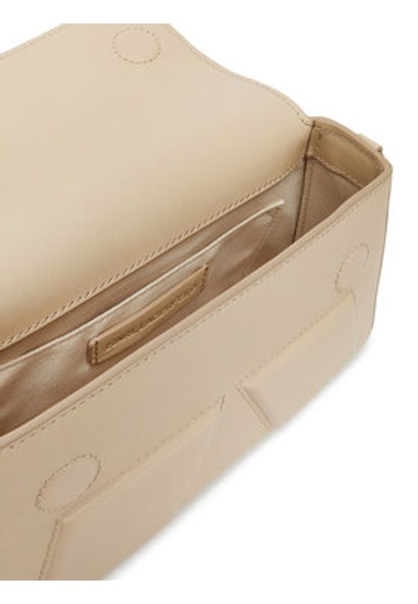 Karl Lagerfeld - KARL LAGERFELD Torebka A1W30155 Beżowy. Kolor: beżowy. Materiał: skórzane