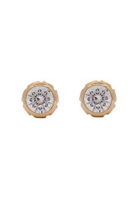 Coach Kolczyki Signature Stone Earrings 37423484GLD111 Złoty. Materiał: metalowe. Kolor: złoty #1