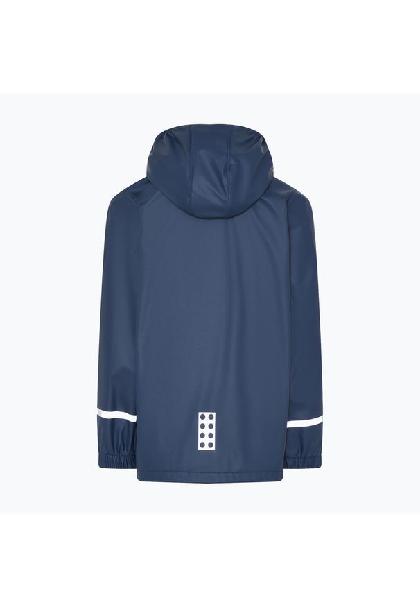Kurtka przeciwdeszczowa dziecięca LEGO Lwjochy 201. Kolor: niebieski