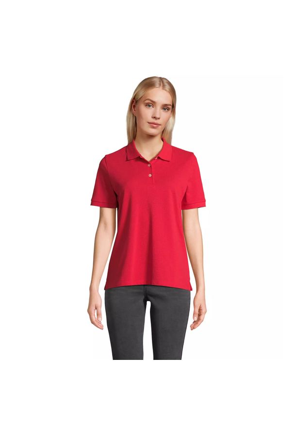 SOL'S - Damska koszulka polo Sol's Pacific. Okazja: na co dzień. Typ kołnierza: polo. Kolor: czerwony. Styl: casual, elegancki