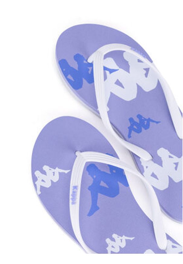 Kappa Japonki 351C24W VIOLET LAVANDA - WHITE - VIOLET LAVANDER Kolorowy. Materiał: syntetyk, materiał. Wzór: kolorowy