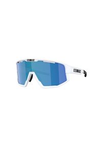 BLIZ - Okulary przeciwsłoneczne Bliz Fusion white/brown blue. Kolor: biały, wielokolorowy, niebieski