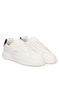 Calvin Klein Sneakersy Chunky Cupsole Laceup Lth YM0YM01344 Biały. Kolor: biały. Materiał: skóra #5
