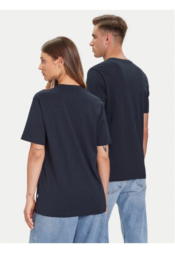 Guess Jeans T-Shirt M5BI78 K8FQ4 Granatowy Regular Fit. Kolor: niebieski. Materiał: bawełna