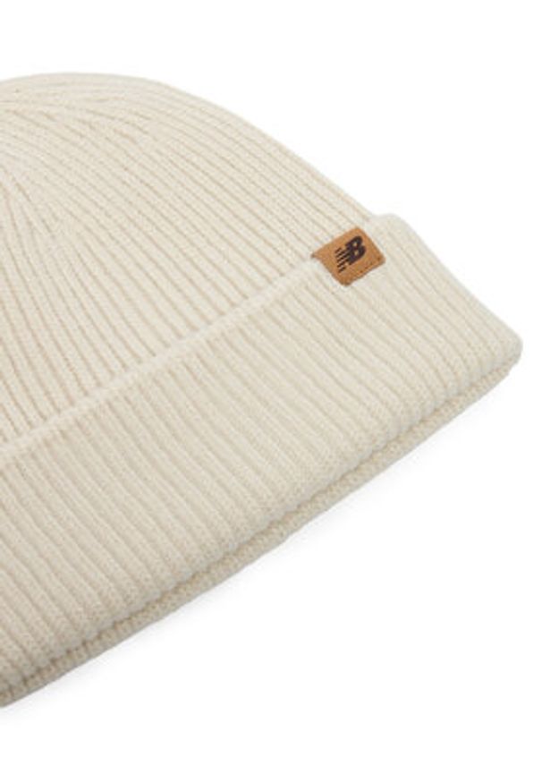 New Balance Czapka LAH43012LIN Beżowy. Kolor: beżowy. Materiał: materiał