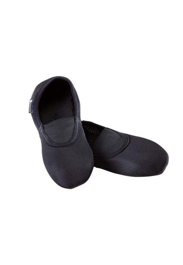 DOMYOS - Buty do gimnastyki dla dzieci Domyos. Kolor: czarny. Materiał: poliester. Styl: sportowy