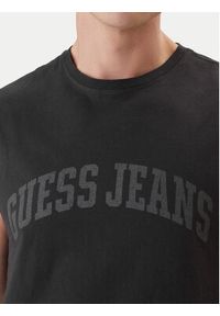 Guess Jeans Tank top M6GPB2 K8FQ4 Czarny Regular Fit. Kolor: czarny. Materiał: bawełna #4