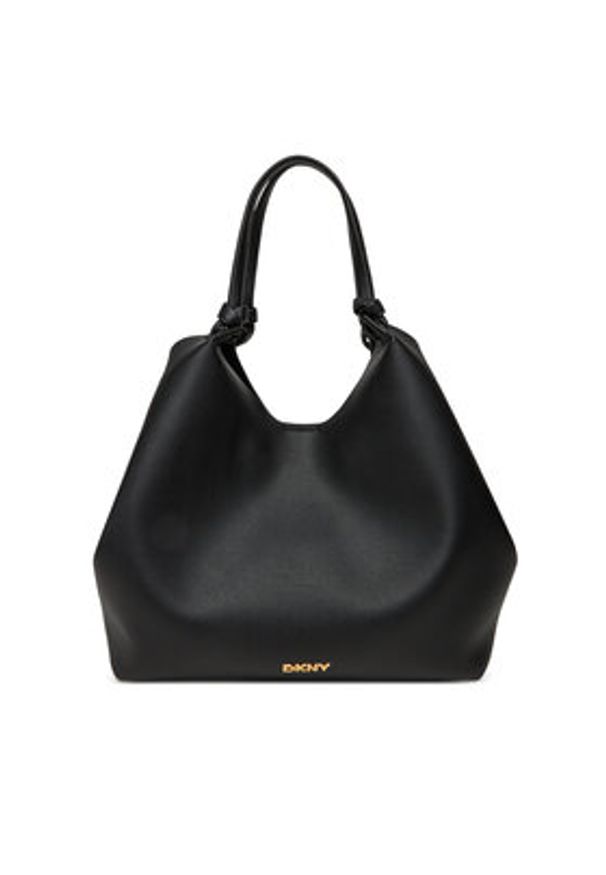 DKNY Torebka R42BAE48 Czarny. Kolor: czarny. Materiał: skórzane