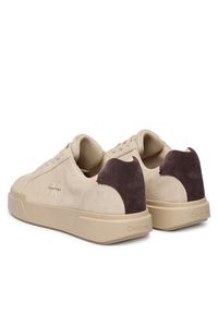 Calvin Klein Sneakersy Chunky Cupsole Laceup Su YM0YM01453 Beżowy. Kolor: beżowy. Materiał: zamsz, skóra #5