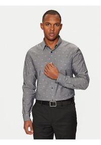 Guess Koszula M5RH05 WFXX1 Szary Regular Fit. Kolor: szary. Materiał: bawełna, syntetyk