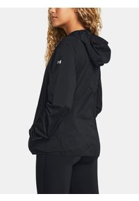 Kurtka do biegania damska Under Armour Phantom Windbreaker. Kolor: czarny. Sport: bieganie