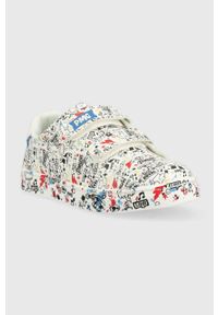 Primigi sneakersy dziecięce. Nosek buta: okrągły. Zapięcie: rzepy. Materiał: skóra, guma #3