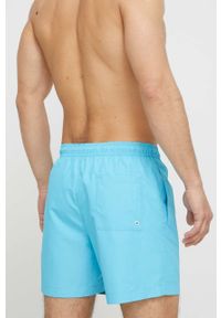 Calvin Klein szorty kąpielowe kolor niebieski. Kolor: niebieski. Materiał: tkanina, poliester, materiał #4