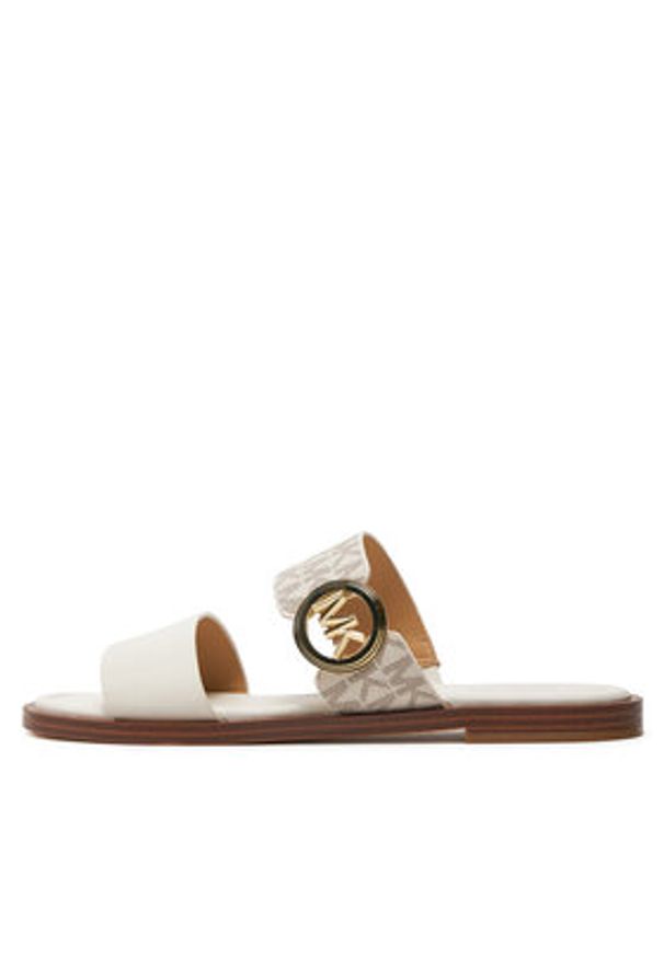 MICHAEL Michael Kors Klapki Vera Sandal 40S4VEFS1B Écru. Kolor: kremowy. Materiał: skóra