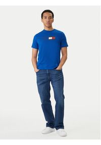 TOMMY HILFIGER - Tommy Hilfiger T-Shirt Brand Love Box MW0MW42366 Niebieski Regular Fit. Kolor: niebieski. Materiał: bawełna #5