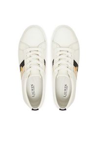 Lauren Ralph Lauren - LAUREN RALPH LAUREN Sneakersy Janson II 802979187001 Biały. Kolor: biały. Materiał: skóra