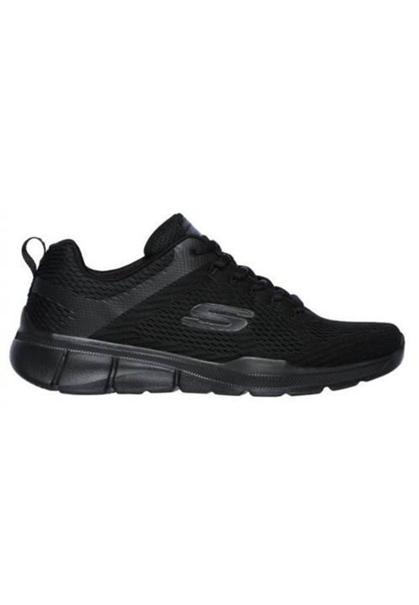 skechers - Buty sportowe Sneakersy męskie, Skechers Equalizer 3.0. Zapięcie: sznurówki. Kolor: czarny. Materiał: materiał, syntetyk, tkanina. Szerokość cholewki: normalna. Sport: turystyka piesza