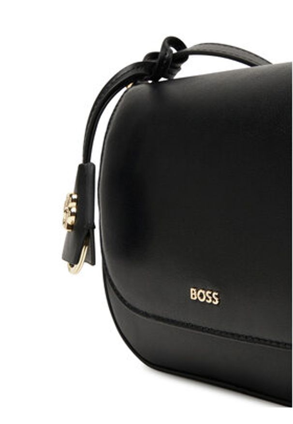 BOSS Torebka 50547756 Czarny. Kolor: czarny. Materiał: skórzane
