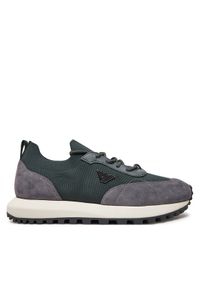 Emporio Armani Sneakersy X4X659 XR105 U213 Zielony. Kolor: zielony. Materiał: materiał