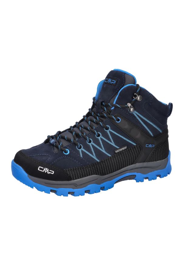 Buty trekkingowe juniorskie CMP Rigel Mid Wp. Kolor: niebieski. Sport: turystyka piesza