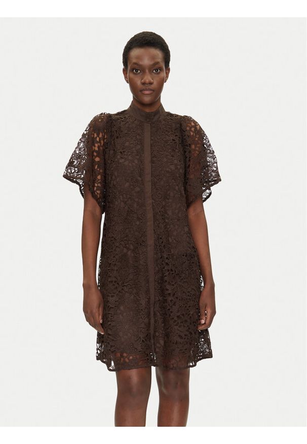 Bruuns Bazaar Sukienka koktajlowa Sago Philly BBW4583 Czarny Loose Fit. Kolor: czarny. Materiał: syntetyk. Styl: wizytowy