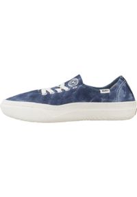 Vans - Obuwie sportowe Kobieta VANS UA Circle Vee. Kolor: niebieski. Materiał: tkanina