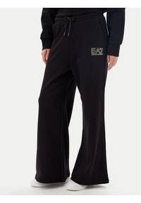EA7 Emporio Armani Spodnie dresowe 7W000106 AF12473 MC004 Czarny Loose Fit. Kolor: czarny. Materiał: bawełna