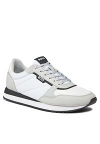 BOSS - Boss Sneakersy Kai Runn 50503715 Biały. Kolor: biały. Materiał: materiał #1