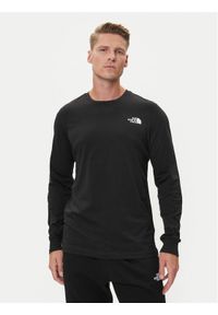 The North Face Longsleeve Easy NF0A8A6F Czarny Regular Fit. Kolor: czarny. Materiał: bawełna. Długość rękawa: długi rękaw