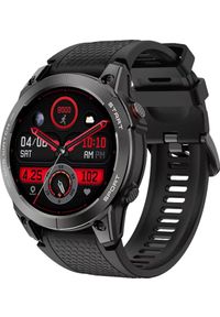 Smartwatch Manta MANTA Smartwatch sportowy Activ X GPS czarny + pom. Rodzaj zegarka: smartwatch. Kolor: czarny. Styl: sportowy #1