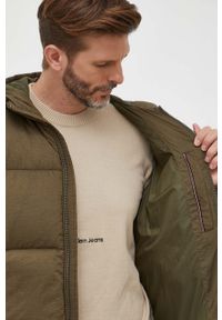 TOMMY HILFIGER - Tommy Hilfiger kurtka puchowa męska kolor zielony zimowa. Kolor: zielony. Materiał: puch. Sezon: zima #2