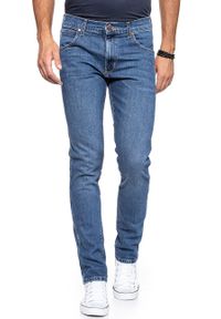 Wrangler - SPODNIE MĘSKIE WRANGLER LARSTON BLUE SMOKE W18SKN34E #5