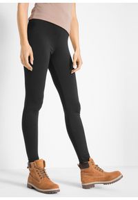 bonprix - Legginsy ocieplane. Kolor: czarny #1