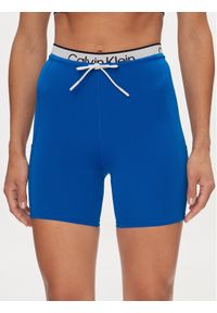 Calvin Klein Performance Szorty sportowe 00GWS4L722 Niebieski Slim Fit. Kolor: niebieski. Materiał: syntetyk #1