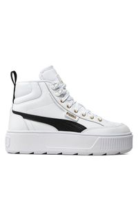 Puma Sneakersy Karmen Mid 385857 03 Biały. Kolor: biały. Materiał: skóra