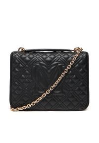 Love Moschino - LOVE MOSCHINO Torebka JC4000PP0NLA0000 Czarny. Kolor: czarny. Materiał: skórzane #4