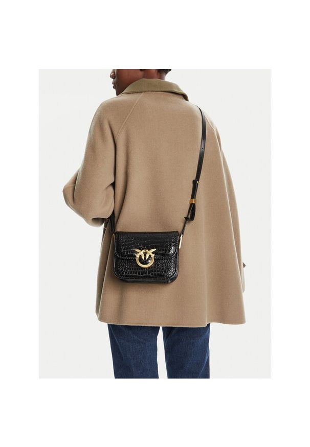 Pinko - Torebka PINKO. Kolor: czarny