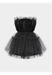 Kontatto Sukienka koktajlowa BO135 Czarny Regular Fit. Kolor: czarny. Materiał: syntetyk. Styl: wizytowy #6
