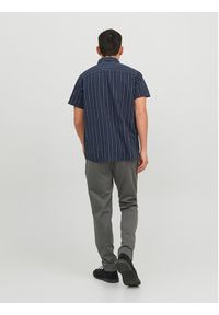 Jack & Jones - Jack&Jones Chinosy Marco 12173623 Szary Slim Fit. Kolor: szary. Materiał: syntetyk #4