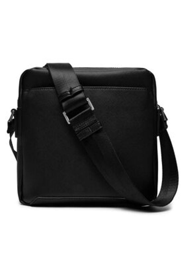 Guess Saszetka Torino HMTOSA P4258 Czarny. Kolor: czarny. Materiał: skóra