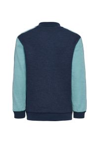 Kurtka dresowa dla chłopca niemowlaka Hummel Wulbato. Kolor: niebieski. Materiał: dresówka