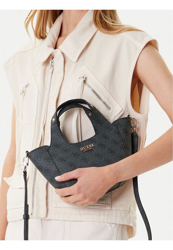 Guess Torebka HWSG73 34750 Szary. Kolor: szary. Materiał: skórzane