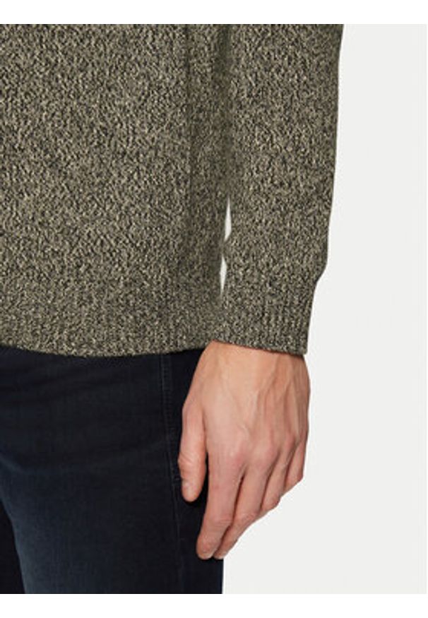 s.Oliver Sweter 2152697 Zielony Regular Fit. Kolor: zielony. Materiał: bawełna