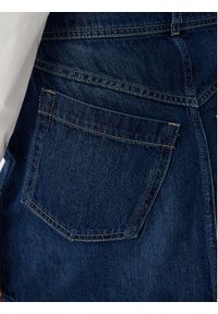 BOSS Spódnica jeansowa 50559404 Niebieski Regular Fit. Kolor: niebieski. Materiał: bawełna #3
