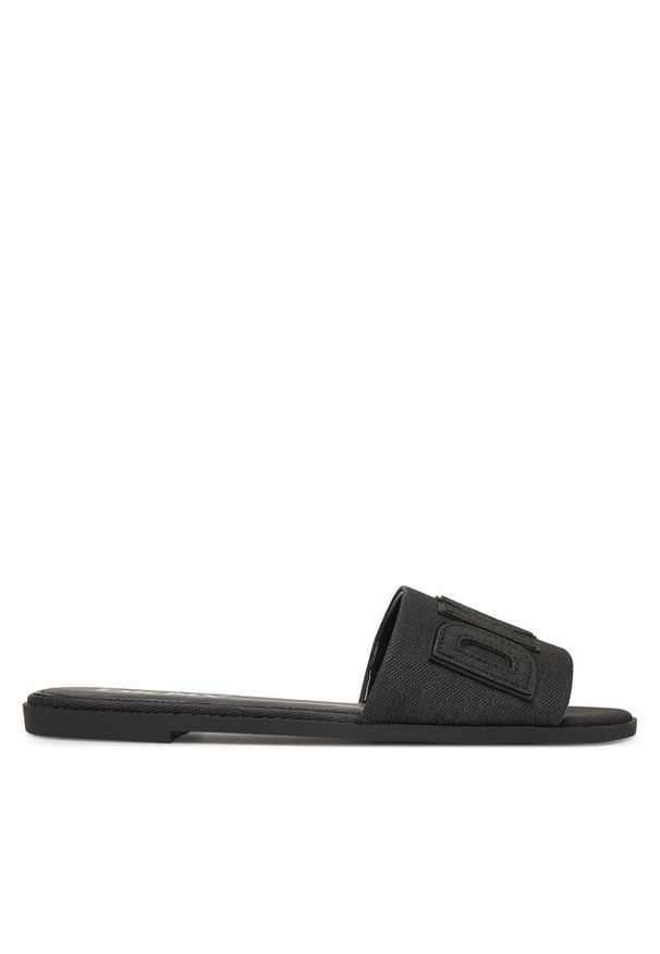 Klapki DKNY. Kolor: czarny