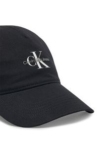 Calvin Klein Jeans Czapka z daszkiem Printed Monologo Cap LV04K5027G Czarny. Kolor: czarny. Materiał: bawełna, materiał