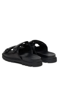 Coach Klapki Sculpted C CBO86 Czarny. Kolor: czarny. Materiał: skóra #2